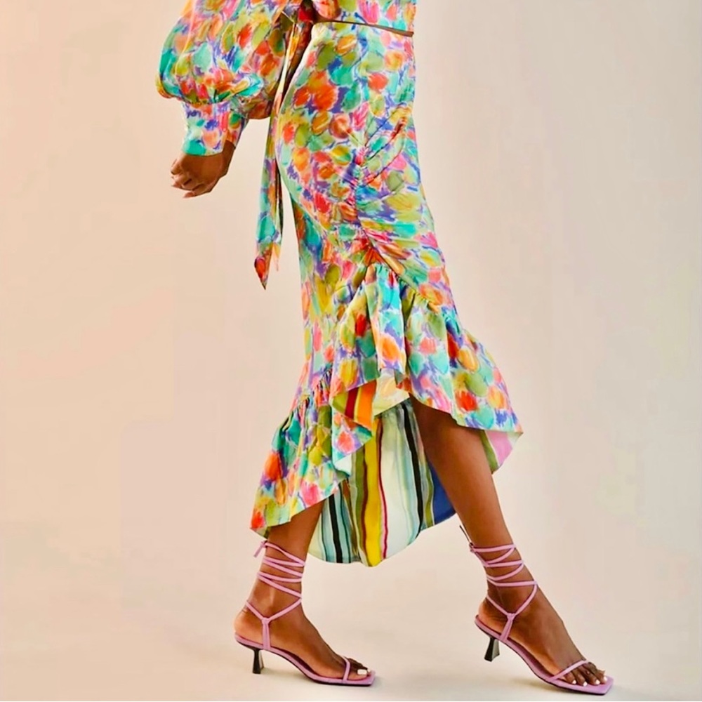 Hope for Flowers by Tracy Reese Asymmetrical Skirt